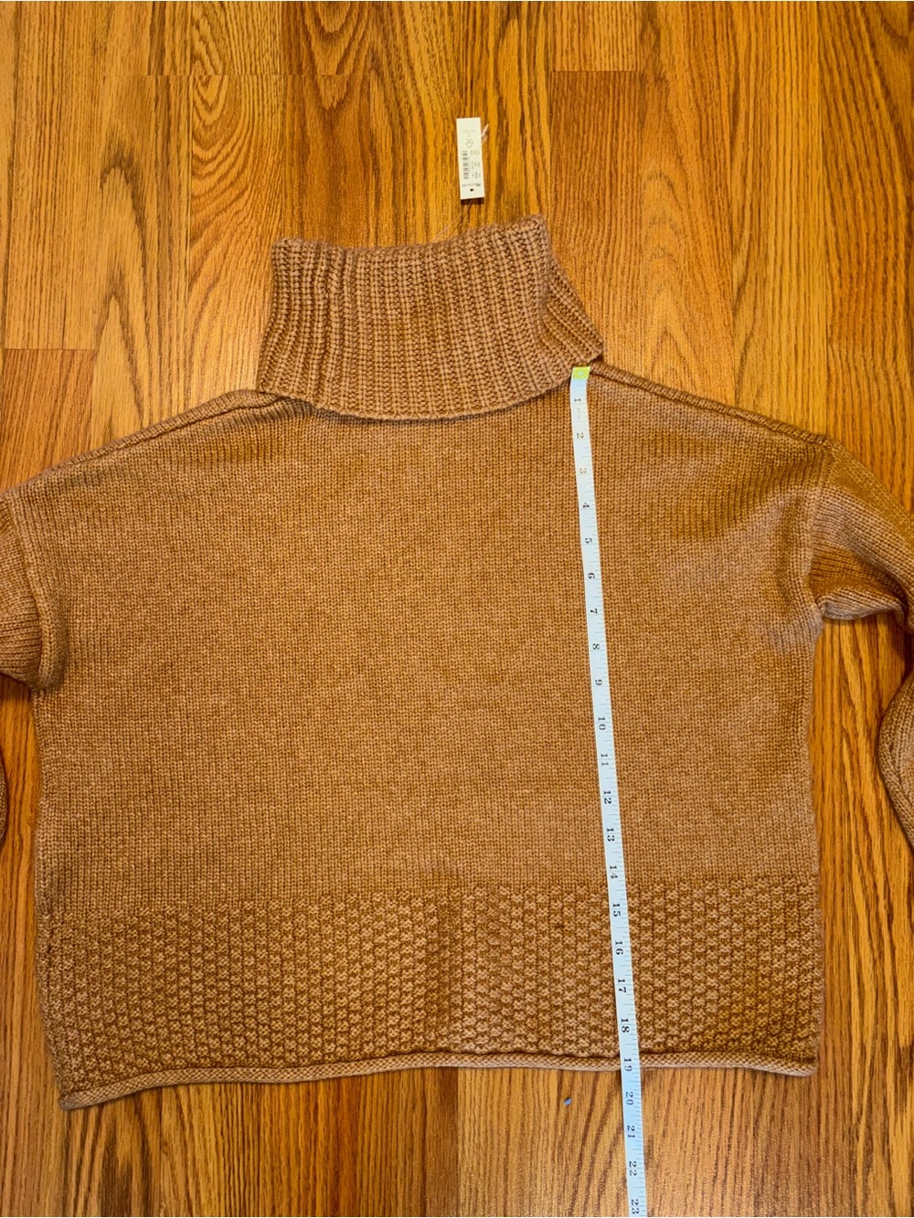 Madewell Sadler Boxy Merino Wool Blend Turtleneck Sweater - Picture 10 of 12